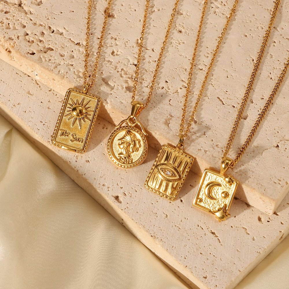 LAST ONE!! Persephone Sun Necklace - Picture 4 of 6
